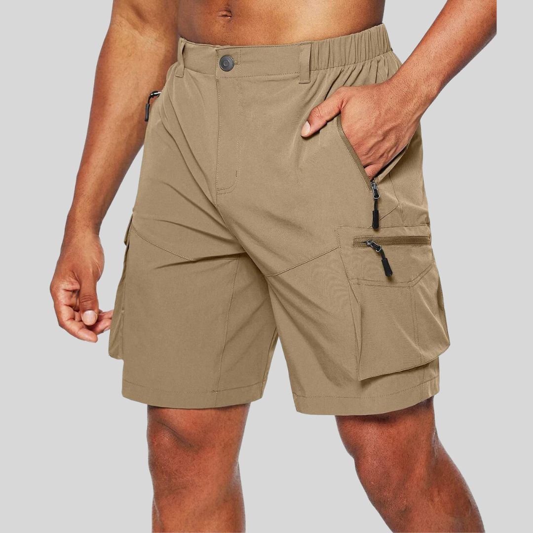Men's Water-Repellent Cargo Shorts for Outdoor Adventures 4