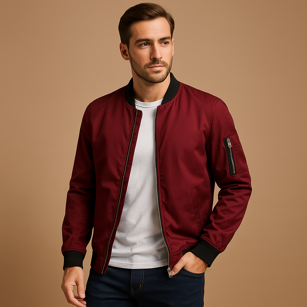 Men's Water-Resistant Summer Jacket with Timeless Design 4