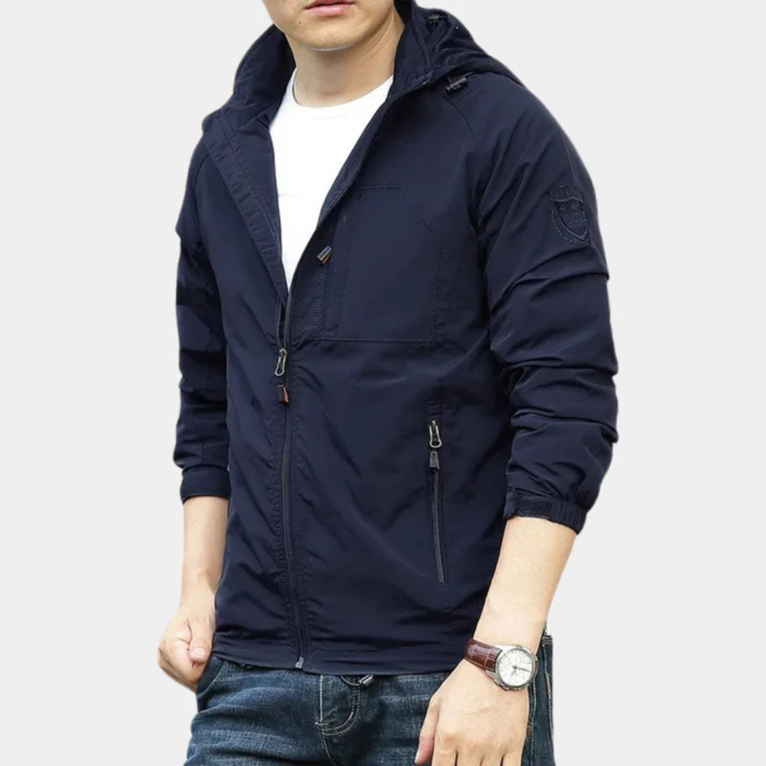 Men's Waterproof Cargo Jacket - Functional Winter Outerwear