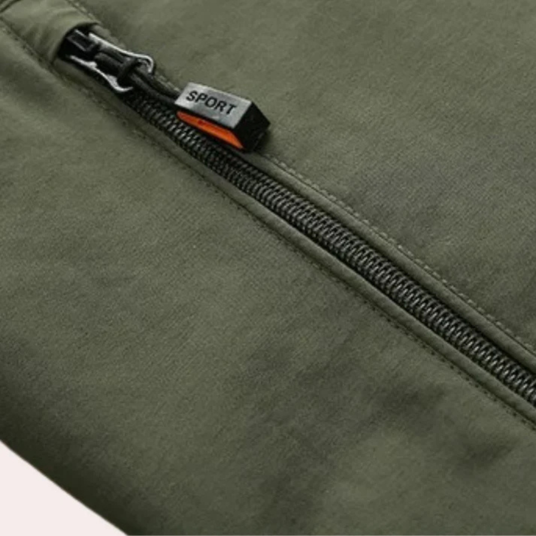 Men's Waterproof Cargo Jacket - Functional Winter Outerwear