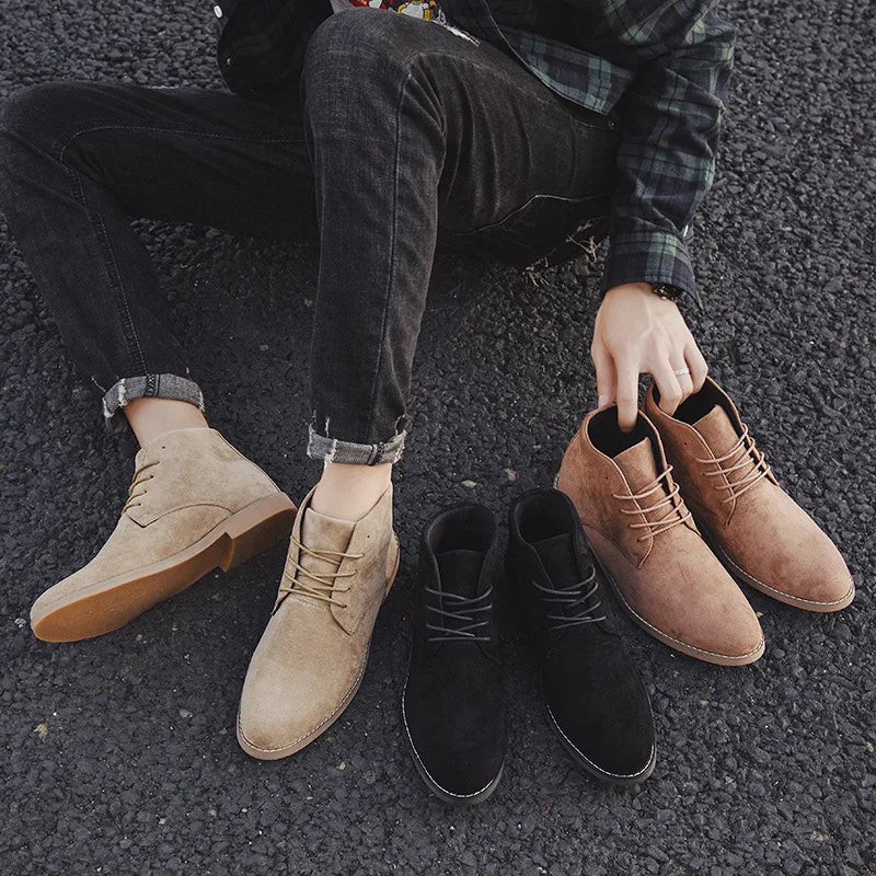 Men's Western Boots - Premium Suede Comfortable Footwear 2