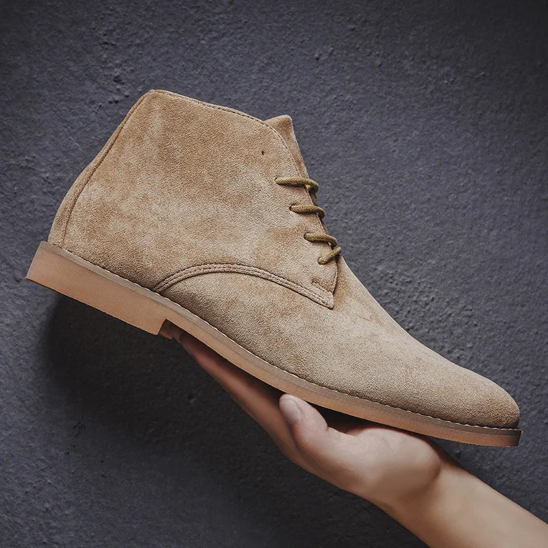 Men's Western Boots - Premium Suede Comfortable Footwear 3