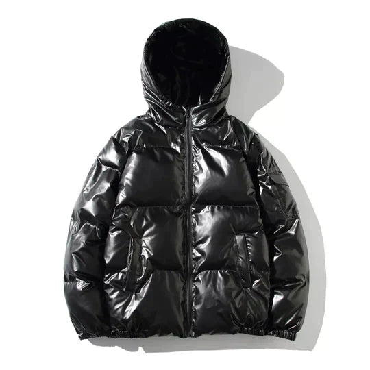Men's Windproof Metallic Winter Jacket 0