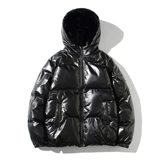 Men's Windproof Metallic Winter Jacket 0