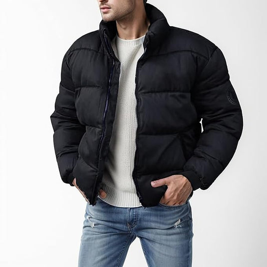 Men's Winter Jacket - Versatile Buffer Coat for Outdoor Adventure 0
