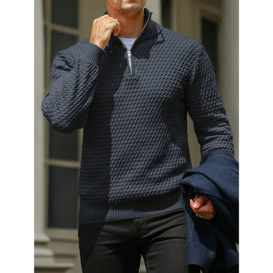 Men's Zip Up Sweater for Comfort and Style