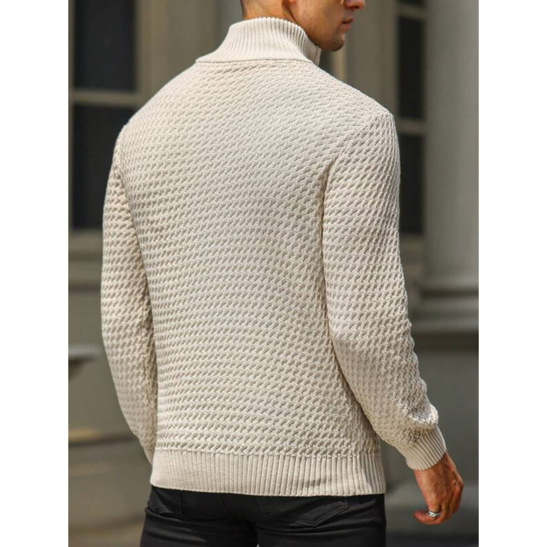 Men's Zip Up Sweater for Comfort and Style