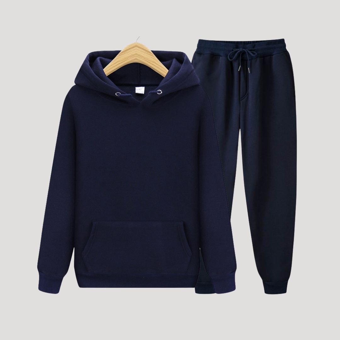 Men's and Women's Fleece Tracksuit Set 0