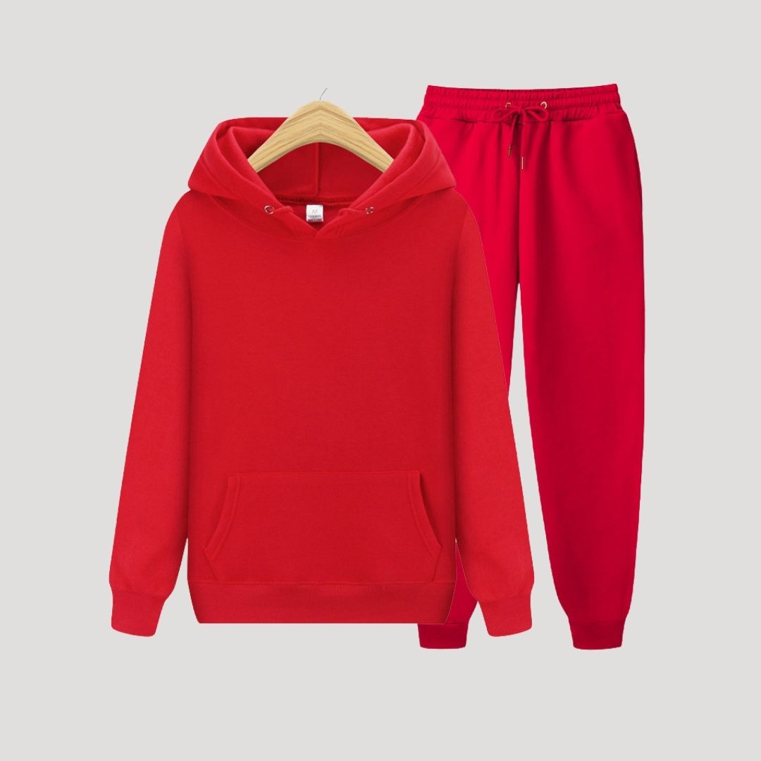 Men's and Women's Fleece Tracksuit Set 15