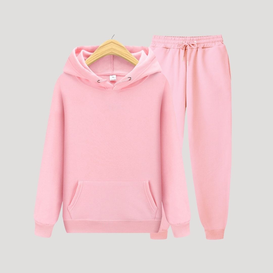 Men's and Women's Fleece Tracksuit Set 3