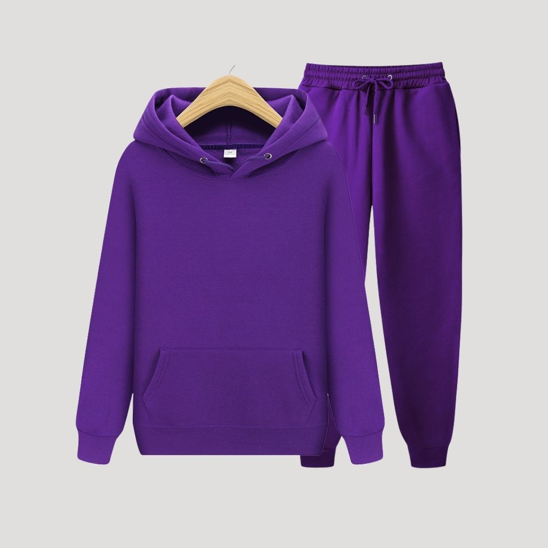 Men's and Women's Fleece Tracksuit Set 9