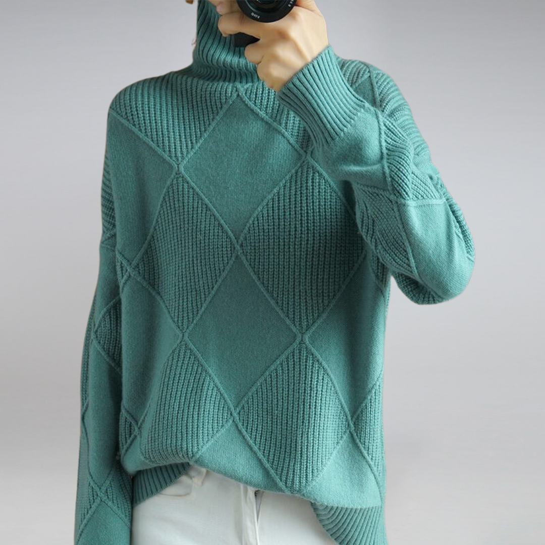 Women's Cashmere Turtleneck Sweater 3