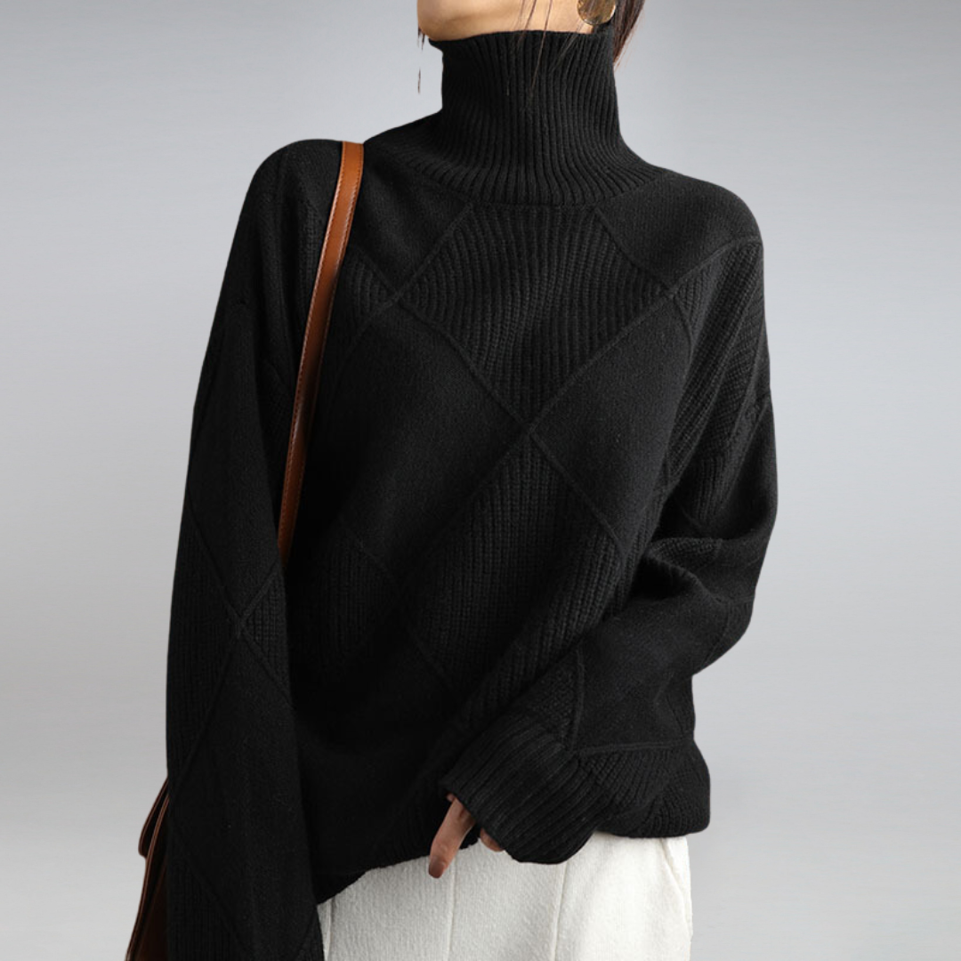 Women's Cashmere Turtleneck Sweater 6