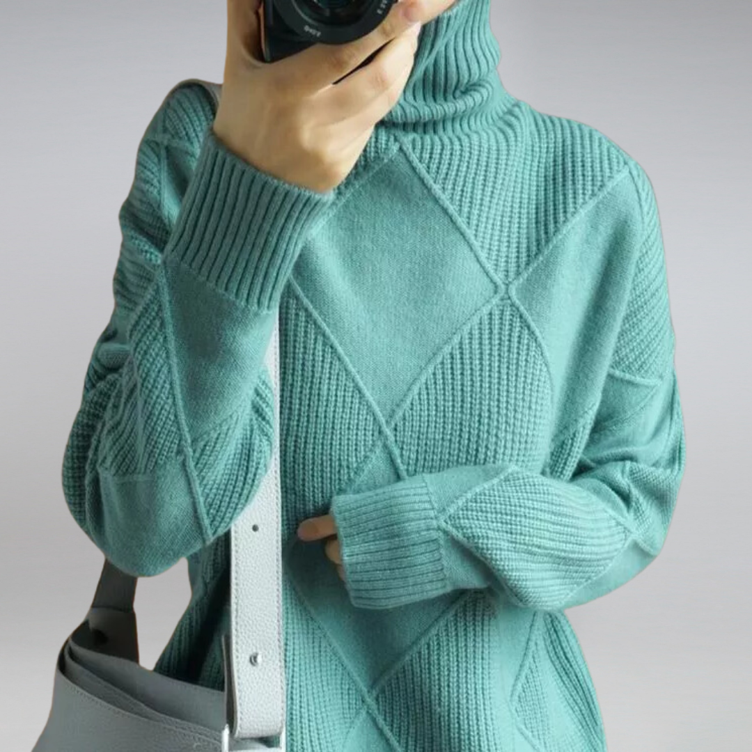 Women's Cashmere Turtleneck Sweater 7