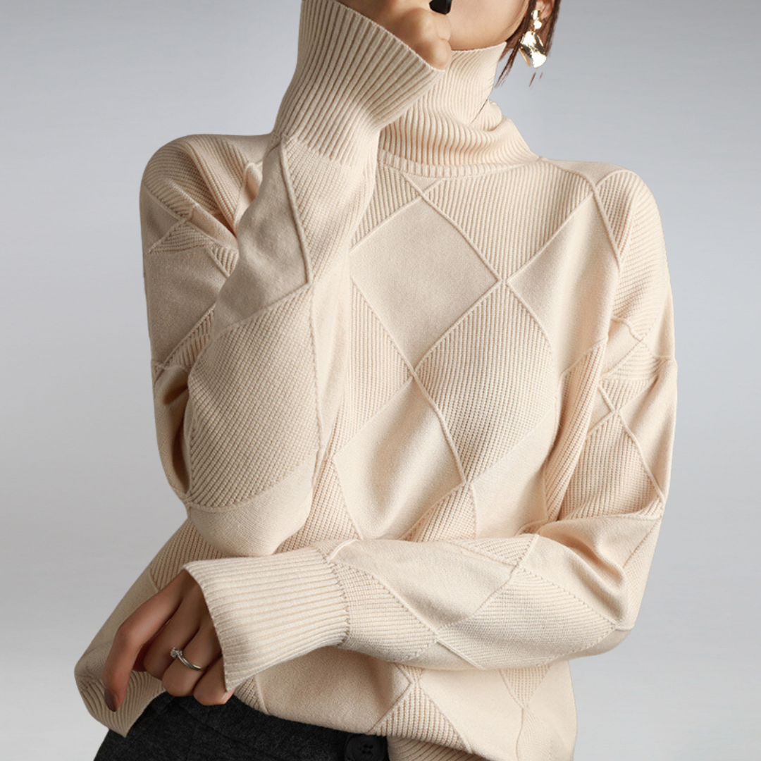 Women's Cashmere Turtleneck Sweater 8