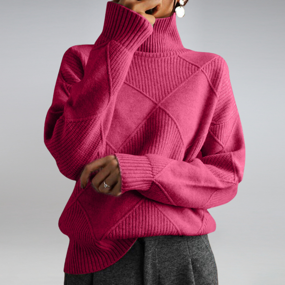 Women's Cashmere Turtleneck Sweater 9