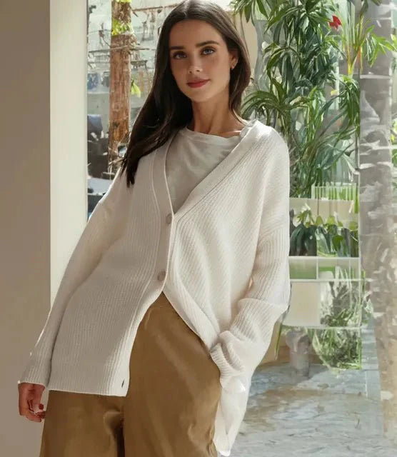 Women's Cashmere V-Neck Cardigan
