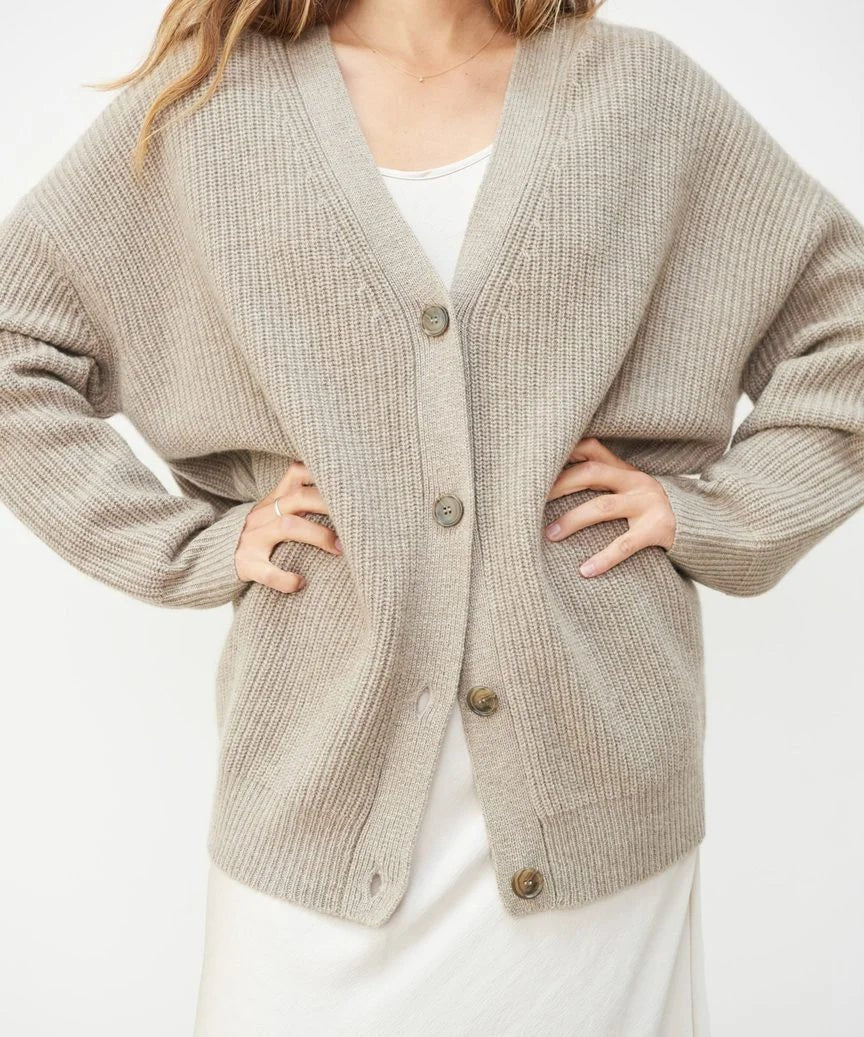 Women's Cashmere V-Neck Cardigan
