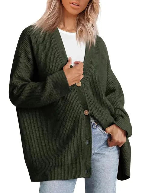 Women's Cashmere V-Neck Cardigan