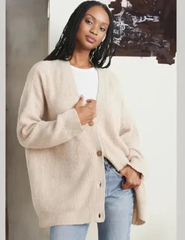 Women's Cashmere V-Neck Cardigan