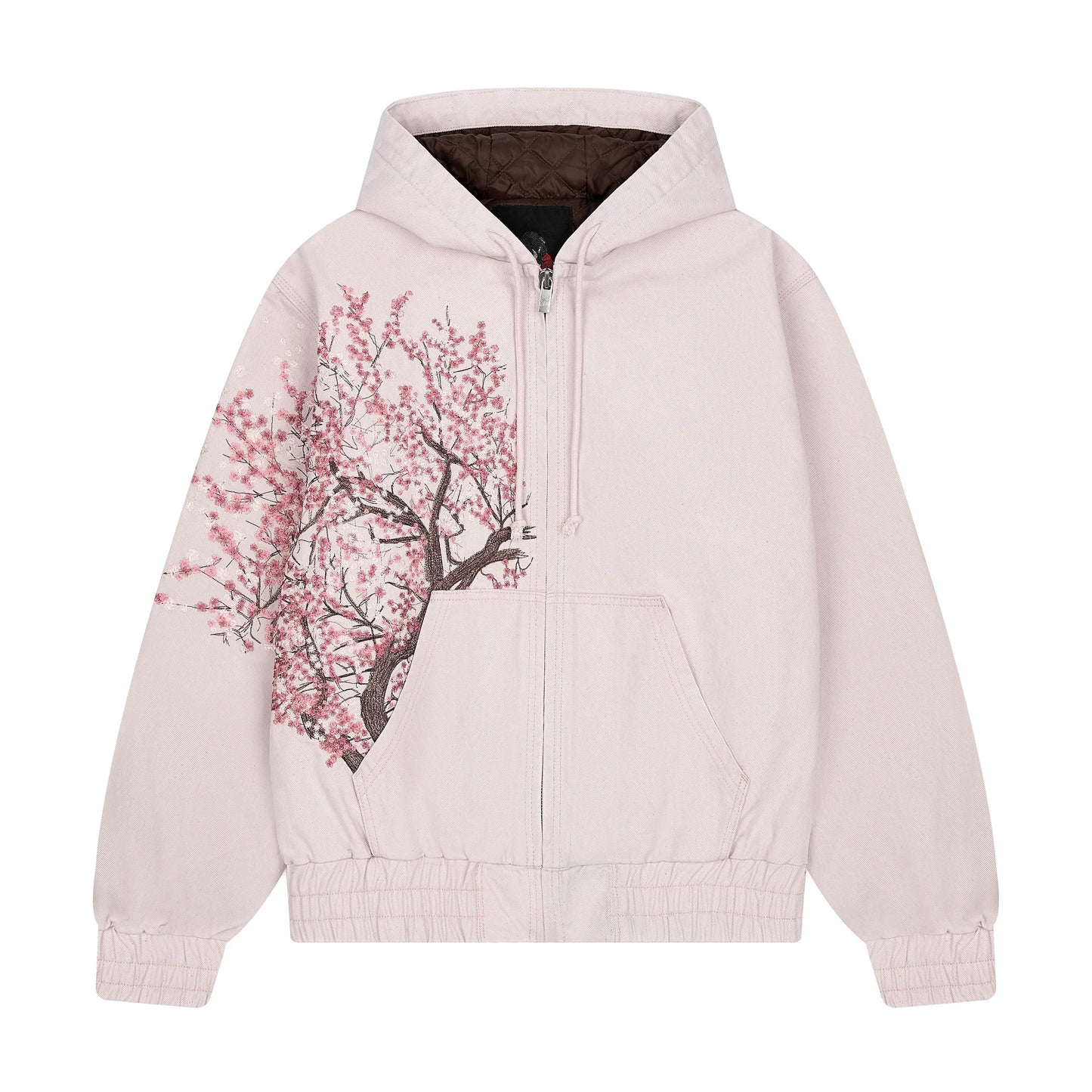 Women's Casual Hoodie with Cherry Flower Print 0