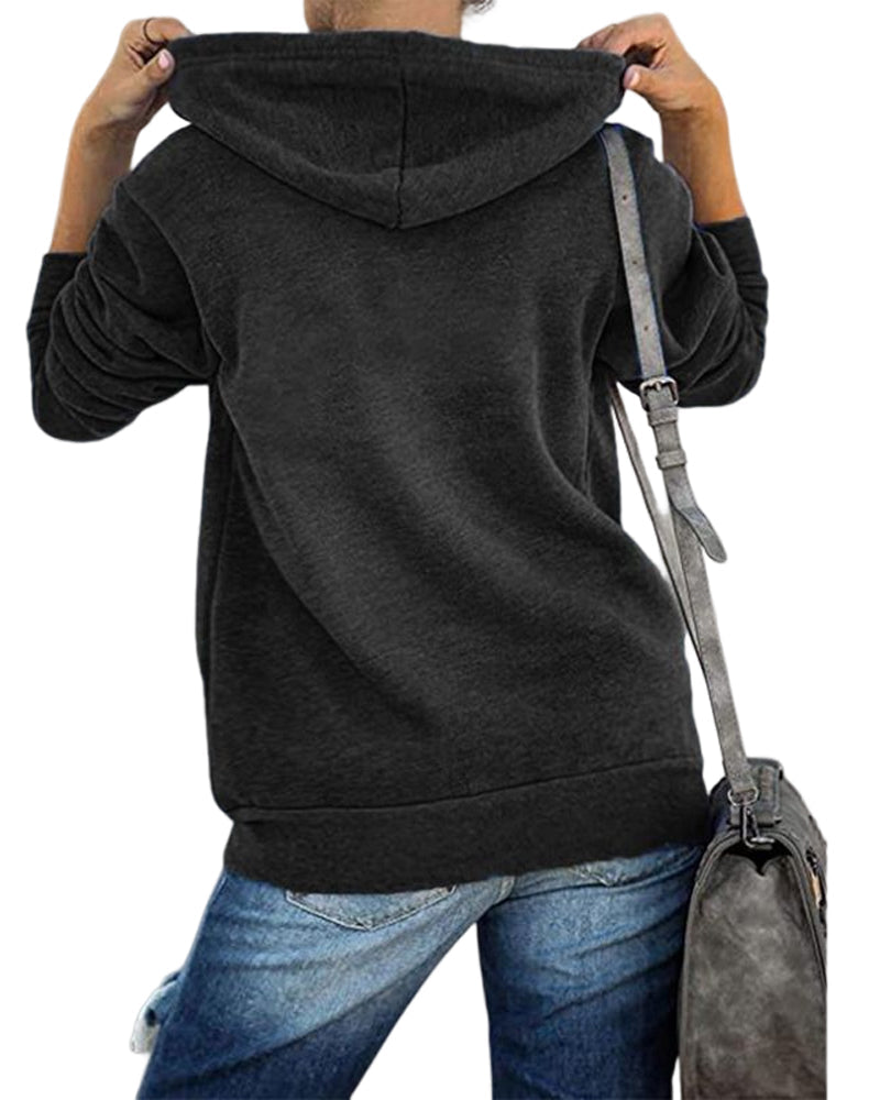 Women's Casual Hoodie with Pockets - Sweatshirts for Women 1