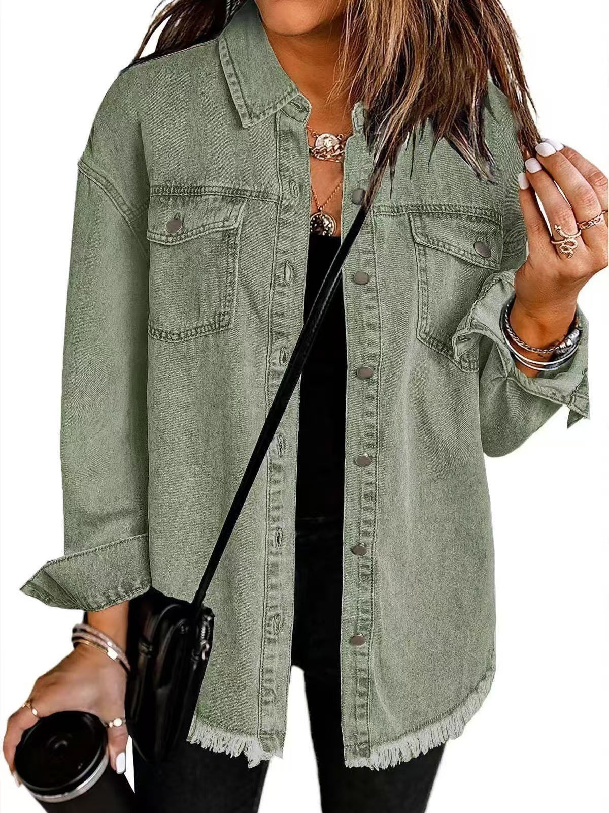 Women's Classic Everyday Denim Jacket 3