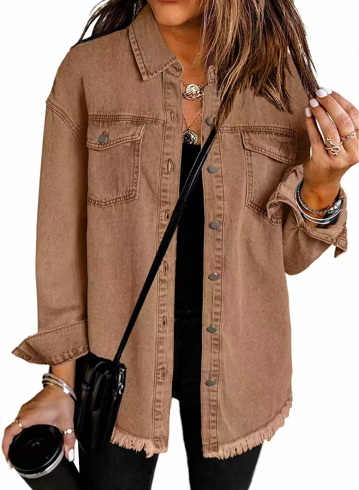 Women's Classic Everyday Denim Jacket 5