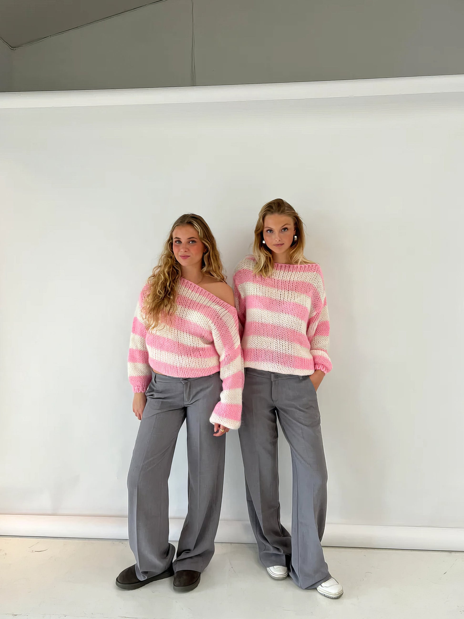 Women's Cozy Striped Sweater 2