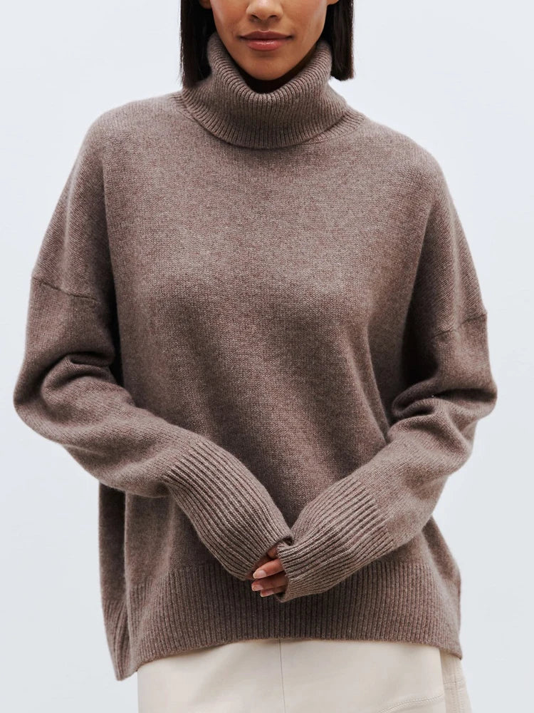 Women's Cozy Turtleneck Sweater 4