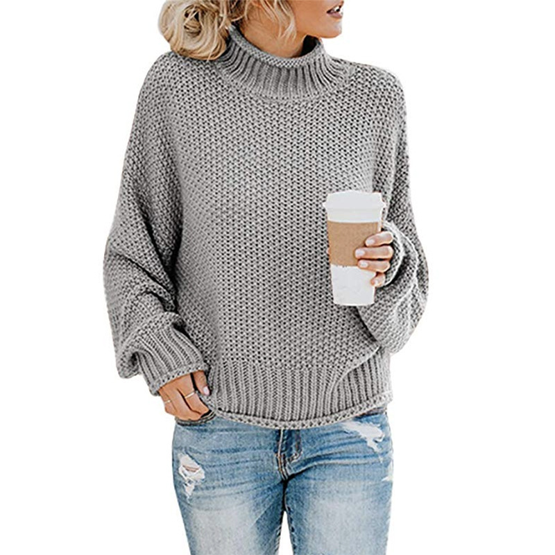 Women's Cozy Turtleneck Sweater 4