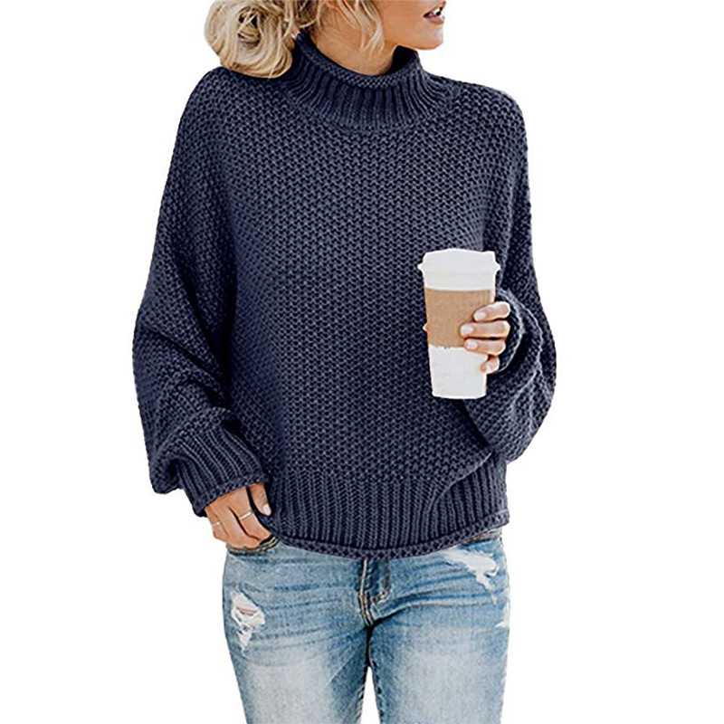 Women's Cozy Turtleneck Sweater 8