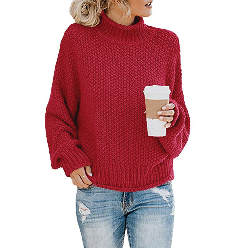 Women's Cozy Turtleneck Sweater 9