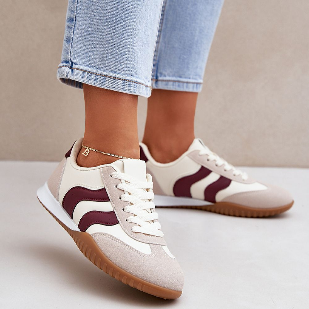Women's Eco-Leather White Sneakers 1