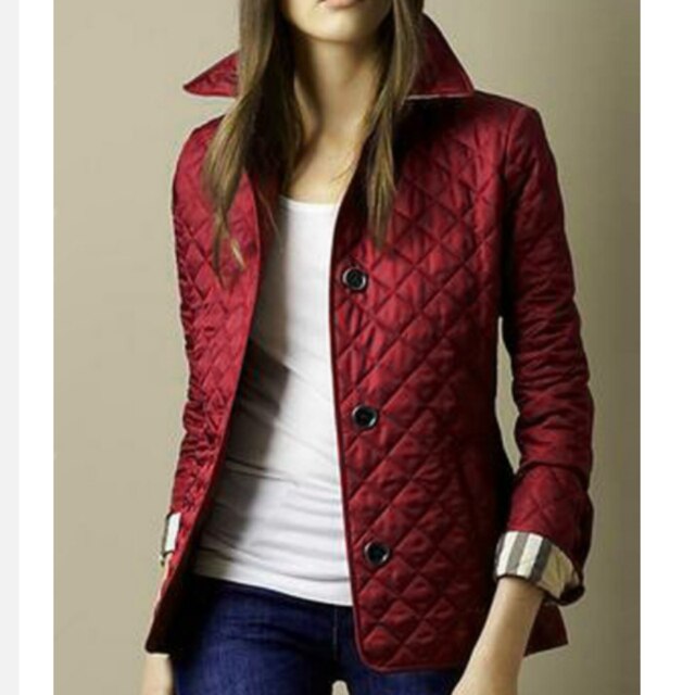 Women's Elegant Button-Up Jacket for Autumn and Winter 0