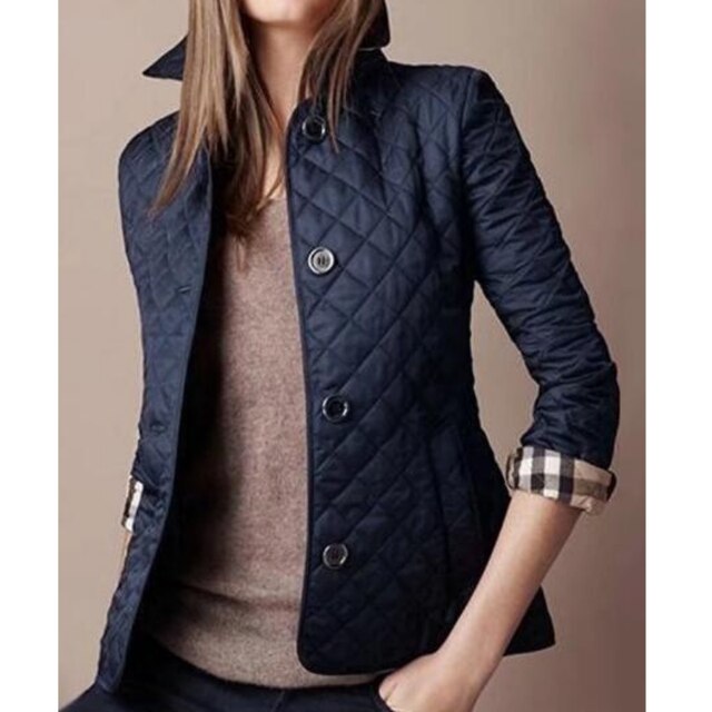 Women's Elegant Button-Up Jacket for Autumn and Winter 1