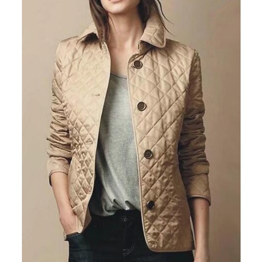Women's Elegant Button-Up Jacket for Autumn and Winter 2