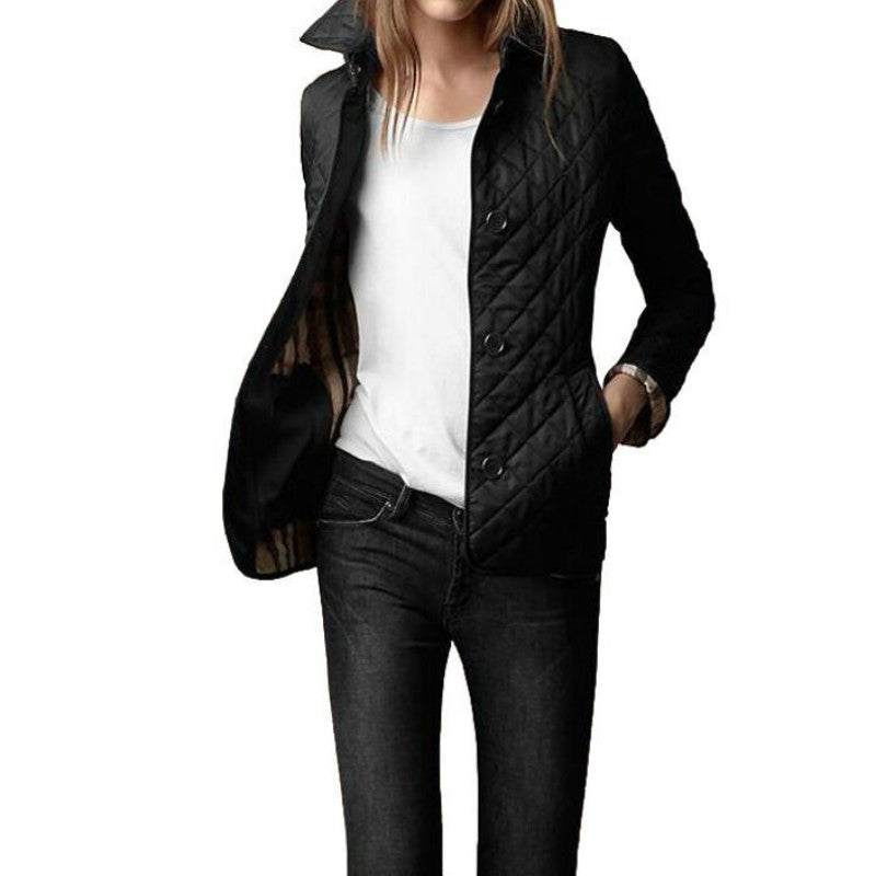 Women's Elegant Button-Up Jacket for Autumn and Winter 5