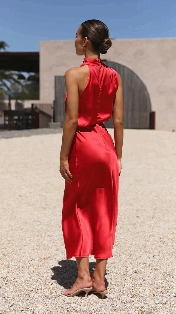 Women's Elegant Formal Dress with Neckholder Design 6