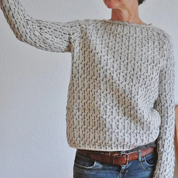 Women's Elegant Round Neck Sweater 3
