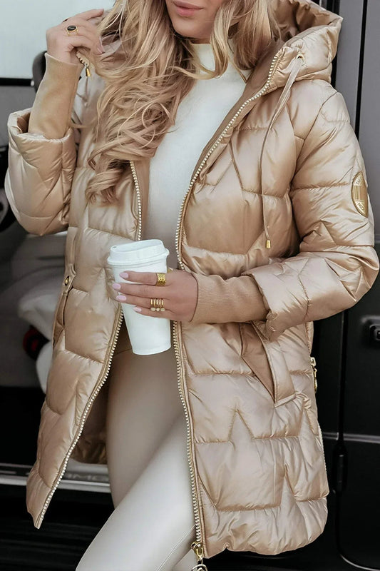 Women's Elegant Winter Coat with Hood 0