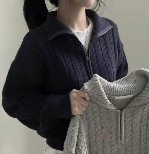 Women's Half Zip Pullover Sweater 2