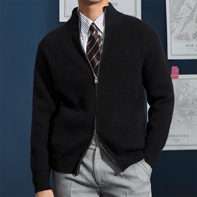 Men's Knitted Cardigan Sweater