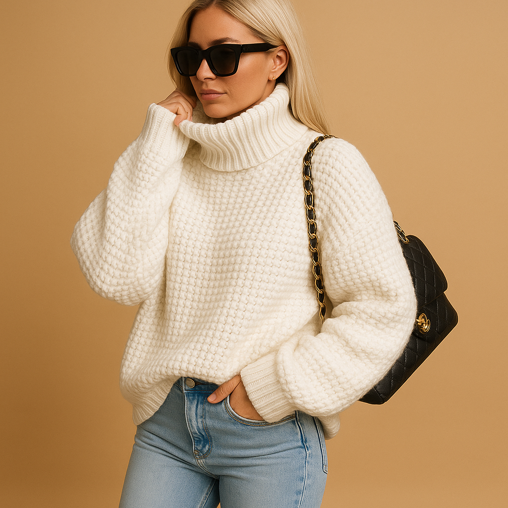 Women's Knitted Crop Sweater 0