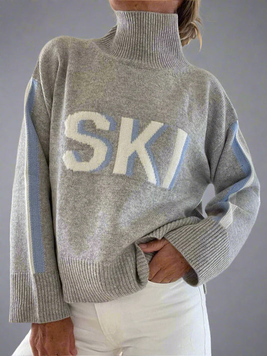 Women's Knitted Turtleneck Sweater 0