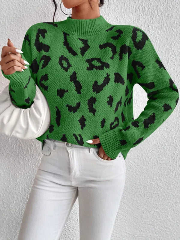 Women's Leopard Print Sweater 3