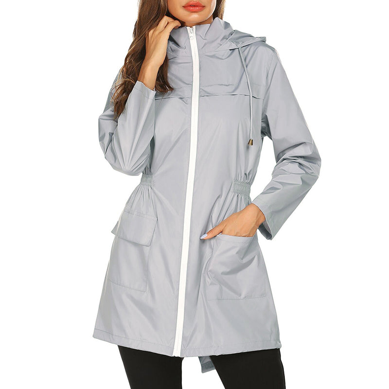 Women's Lightweight Raincoat with Tailored Design 2