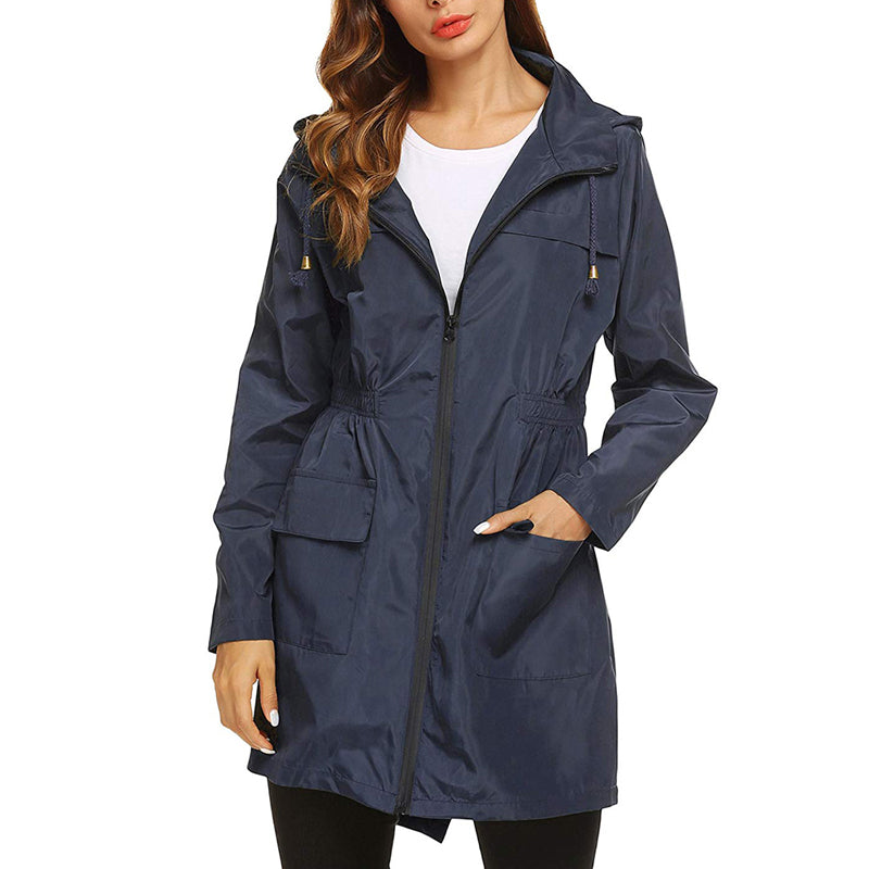 Women's Lightweight Raincoat with Tailored Design 4