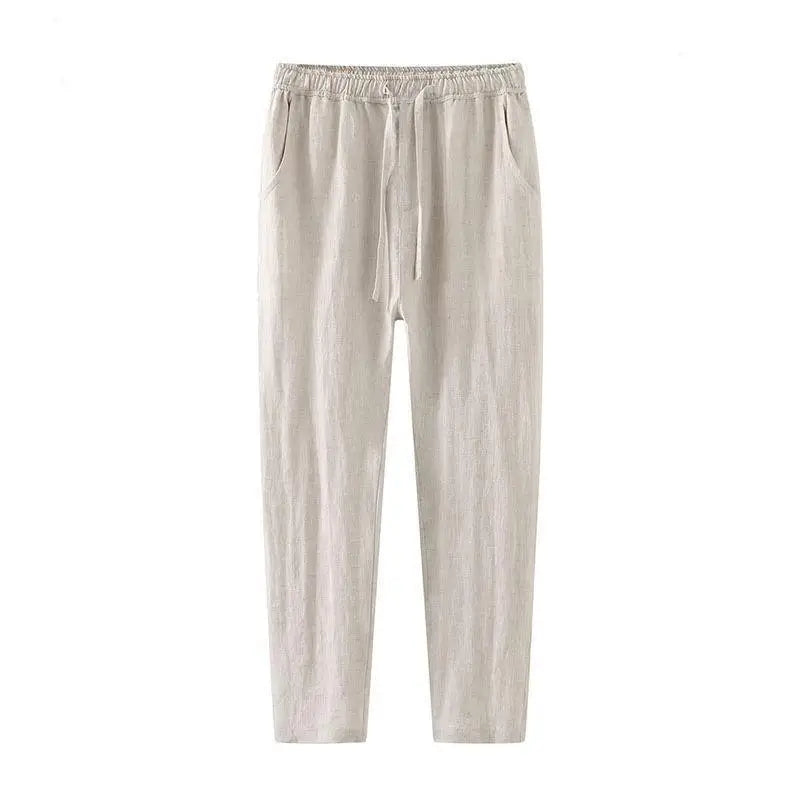 Women's Linen Wide Leg Trousers 11