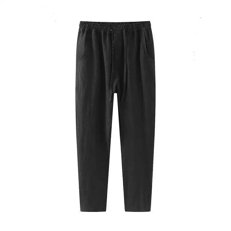 Women's Linen Wide Leg Trousers 7